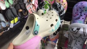 CrocsFanClub - Sục classic đế cao gót hồng cho nữ - Pb213