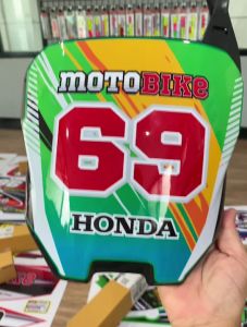 69 สกรีนเบอร์ CRF สติกเกอร์ป้ายเบอร์, เปลี่ยนเบอร์แจ้งทางแชทร้านได้ 1 ราย