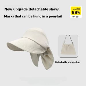 Spring Summer Womens Quick Dry Sun Protection Hat Travel Sunshade Neck Protection Duckbill Cap Personality Niche Outdoor Beach