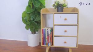 Tủ Đầu Giường Đẹp Hiện Đại Thiết Kế Sang Trọng FIVO FT40 Tiện Lợi Cho Phòng Ngủ Dễ Dàng Lắp Đặt Phù Hợp Cho Mọi Kiểu Nhà