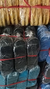 (mua 3 tặng 1) dép lào dép xốp khách sạn màu đen nhiều size 36 - 43