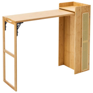 ZHUTING | Japanese Style Solid Wood Folding Expandable Multi-function Dining Table