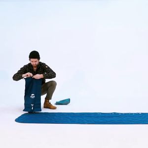 Naturehike outdoor ultralight inflatable mat portable camping tent sleeping pad thickened single double tpu moisture pad