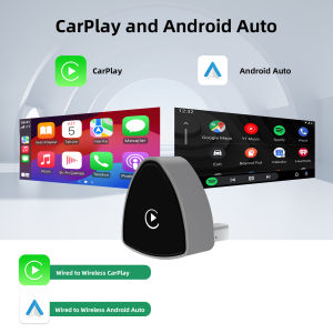 New Super Mini 2 in 1 Wireless Adapter CarPlay & Android Auto Smart Dongle Adapter Mini Box for 99% OEM Car Plug and Play