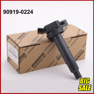 คอยล์จุดระเบิด แท้ โตโยต้า คัมรี่ ACV40 ปี 06-12 วีโก้ คอมมูเตอร์ เบนซิน Toyota camry Wish ACV30 ACV31ปี 03-08 Alphard 2020 Toyota รุ่น 90919-02244 พร้อมจัดส่ง