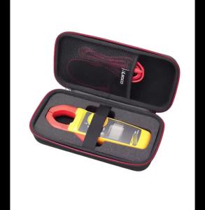 Hộp Đựng Cứng Cáp Cho Đồng Hồ Kẹp Fluke 302+ 323 301D 325 324 Với Khóa Kéo YKK Chống Trầy Xước - Hộp Đựng Đồng Hồ Đa Năng