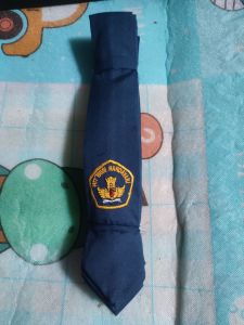 dasi sekolah SMP SMA PERAMUKA bordir panjang 110 cm isi 20 pcs