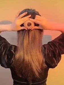 Jepitan Bird Nest Hair Claw Velvet|Hairclip Women Velvet Clip Hair Ponytail Buckle Korean Fashion/Jepit Adjust Konde Doff SH J25