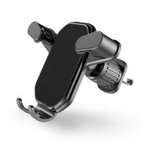 2024 New Gravity Car Phone Holder Air Vent Hook Phone Mount 360-Degree Rotation Smart Phone Holder for Car One-Hand Placement