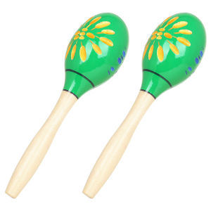 IRIN | IRIN Wooden Sand Hammer 1 Pair Wooden Maracas Sand Hammer Percussion Instrument Early Music Educational Accessories 