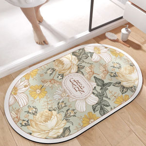 VIKAMA Fashionable absorbent bath wear-resistant room door mat toilet floor mat dirt-resistant bathroom mat durable indoor mat