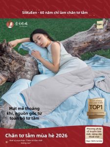 SILKUEEN | Chăn Lụa Ngủ Sâu Mỏng Cho Máy Lạnh