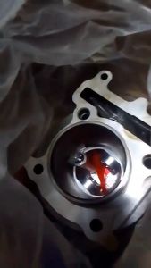 เสื้อสูบ click รุ่นคาบู/รุ่นหัวฉีด เสื้อสูบเดิมทั้งชุด คลิก ขนาดSTD(50มม) พร้อมลูก แหวน กิ๊บล๊อค เสื้อสูบคลิก110