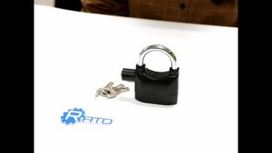 Ổ Khóa Chống Trộm Cao Cấp Alarm Lock Có Còi Báo Động Màu Đen