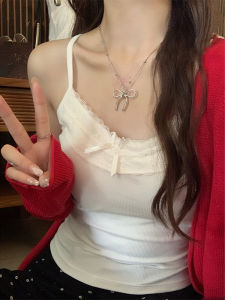 Áo Ba Lỗ Modal Pure Lace Womens Short Sleeve Summer New Style Áo Ba Lỗ Ren Trong Áo Ba Lỗ Ren Ngoài Áo Ba Lỗ Ren Pure Desire