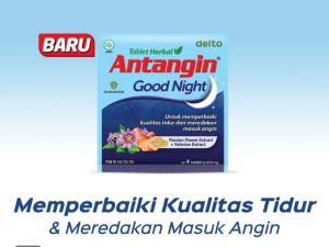Tablet Herbal Antangin good night strip isi 4Tablet