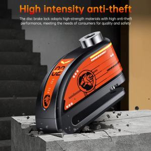 Elecpow Bicycle Motorcycle Burglar Alarm Disc Brake Lock 120dB Rechargeable Waterproof Bike Scooter Anti Theft Alarm