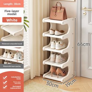 CHUJUN | Narrow Doorway Multi-level Shoe Rack