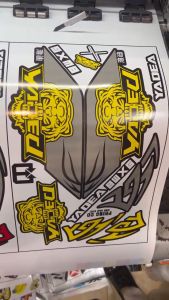 Tem Hổ Yadea Chuẩn Trung dán xe Xmen | Decal 3 lớp chống nước chống phai mầu