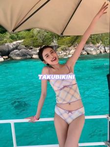 bikini two pieces ชุดว่ายน้ำผู้หญิง ชุดบิกินี่ เกาะอก มีฟองน้ำ ชายหาด