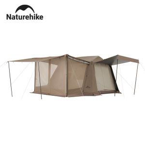 Naturehike Village 6.0 Ridge 2 Flagship Model outdoor camping automatic tent Titanium Black Glue 3-4 People Sunscreen Waterproof