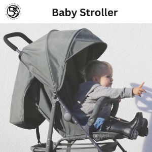 Kids Lightweight Stroller with Extra-Large Canopy - Storage Basket Front Swivel Wheels Ergonomic Handle Cup Holder & Reclinable Back Rest Ages 6-36 Months