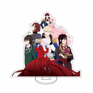 Bandai | 16CM Xin Tôi Được Cầu Xin Một Điều Cuối Cùng? Scarlet El Vandimion Julius Von Palistan Anime Acrylic Stand Cos Hình Vật Trang Trí Quà Tặng Sưu Tập