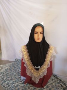 HIJAB INSTAN BERGO MODEL RENDA TIGA SUSUN