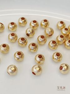 Vòng Tay Bj66 Gỗ Đàn Hương Hạt Trang Sức Phụ Kiện Mạ Vàng 14k Hạt Cườm Nhiều Màu Sắc Cho Các Dự Án Tự Làm Và May Mắn Quyến Rũ