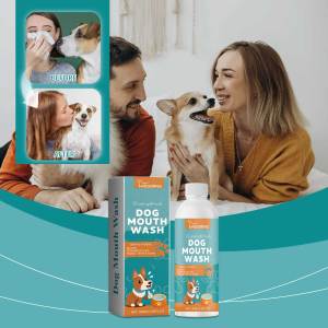 YEGBONG | Dog Mouthwash Water Additive Remove Tartar Plaque Bad Breath Prevent Dental Stain Natural Breath Fresh Pet Oral Hygiene Liquid