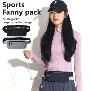 Outdoor Sports Waist Bag Phone Container Belt Belly Accessory Multi-Functional Waterproof Wear-ResistantMan Women Fitness Sports Belt Pouch Running Waist Belt Phone Storage Bag