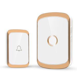 สมาร์ทไร้สาย Doorbell ประตู CHIME Kit ไม่ต้องใช้ซ็อกเก็ต 300 M/984 ฟุตระยะไกล 38 เพลงท่วงทํานองเสียงบ้านประตู Bell ประเภทแบตเตอรี่