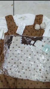 [JUMBOLAND] PREMIUM SUPER 0-3thn. dress tangan panjang import. Korean style. korea. motif random.