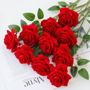 Valentines Day Home Decor Artificial Rose Bouquet