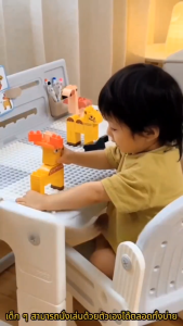 MUMAREN โต๊ะเด็ก โต๊ะเขียนหนังสือเด็ก โต๊ะทำการบ้าน โต๊ะเด็กอนุบาล วัสดุปลอดภัย แข็งแรง ไร้สารพิษ มี 2 แบบให้เลือก