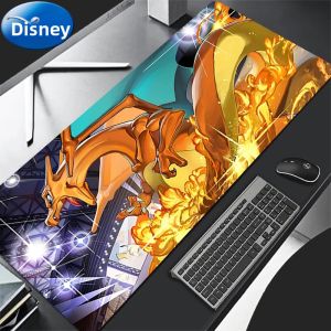 Bandai | Anime Miếng Lót Chuột 90X40Cm Charizard Pokemon Mềm Để Bàn Thảm Chơi Game Bàn Phím PC Thảm Cao Su Game Thủ MousePads Cho Văn Phòng Và Gia Đình