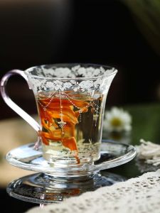 ชุดแก้วกาแฟ Mini Heat Resistant Glass High End ชุดน้ำชาสไตล์ใหม่สดชื่น แก้วกาแฟพร้อมรองแก้ว