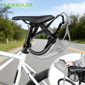 NEWBOLER Bicycle Saddle Bag Holder Large Capacity Waterproof Bicycle Bag Quick-release Rear Pannier Rack for MTB Road Bike