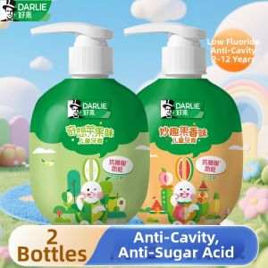 Darlie | Fluoride Anticavity Teeth Strengthening Apple Flavor Squeeze Childrens Toothpaste