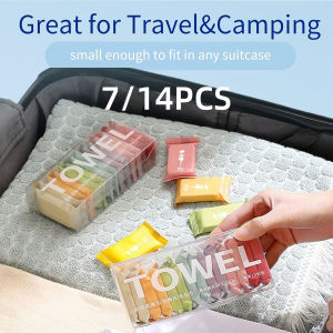Compressed Towel Set Thick Fast Drying Dry And Wet Dual-Use Independent Packaging Convenient For Outdoor Travel And Carrying