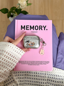 Travel Camping Silicone Protective Case for Apple Bluetooth Earphones Airpods4 Pro3 Silver Generation 2 New Soft Shell