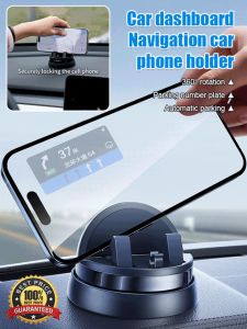🔥Sale Car dashboard navigation car cell phone holder Stable Non-slip Adjustable Car phone holder rotate 360 Car mounts Car dashboard navigation phone holder Phone vertical holder for car