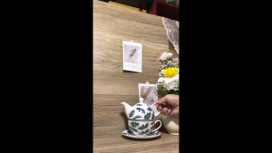 MBB Green Coffee Teapot Cup & Saucer Set - 400ml Perfect for Tea and Coffee Time Birthday/Wedding Gifts