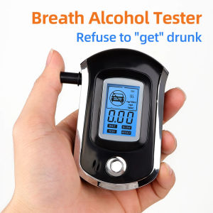 LCD kỹ thuật số breathalyzer Mini Máy Thử nồng độ cồn khi thở Máy Thử nồng độ cồn khi thở chính xác