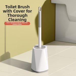 TEITEIRO | Cornerless Cleaning Toilet Brush Long Handle
