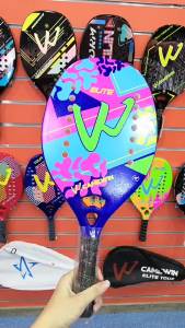The new Beach tennis racket Children carbon fiber tennis racket With protective bag outer grip wrist care gift Paddle racket