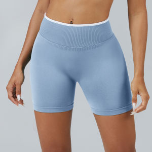 Womens Yoga Shorts High Elastic Fitness Hip-lifting Sports Running Shorts Cycling Shorts Fitness Shorts Customizable Label