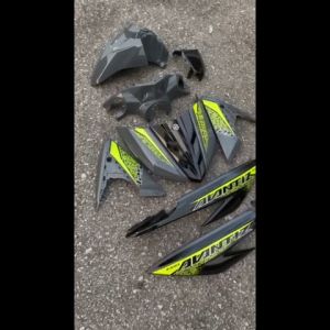 COVERSET BODYSET EGO AVANTIZ YAMAHA STICKER SIAP TAMPAL PGD GREY M SEKI FULLSET NEW