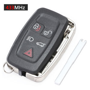KEYECU FCC ID: KOBJTF10A 315/ 433MHz ID49 Chip Replacement Smart Remote Key Fob key for Land Rover LR4 Range Rover Evoque Sport