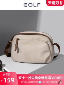 Casual Canvas Golf Crossbody Bag Lightweight Single Shoulder Mobile Phone Bag for Women Commuter Mom Bag Mini Leisure Handbag